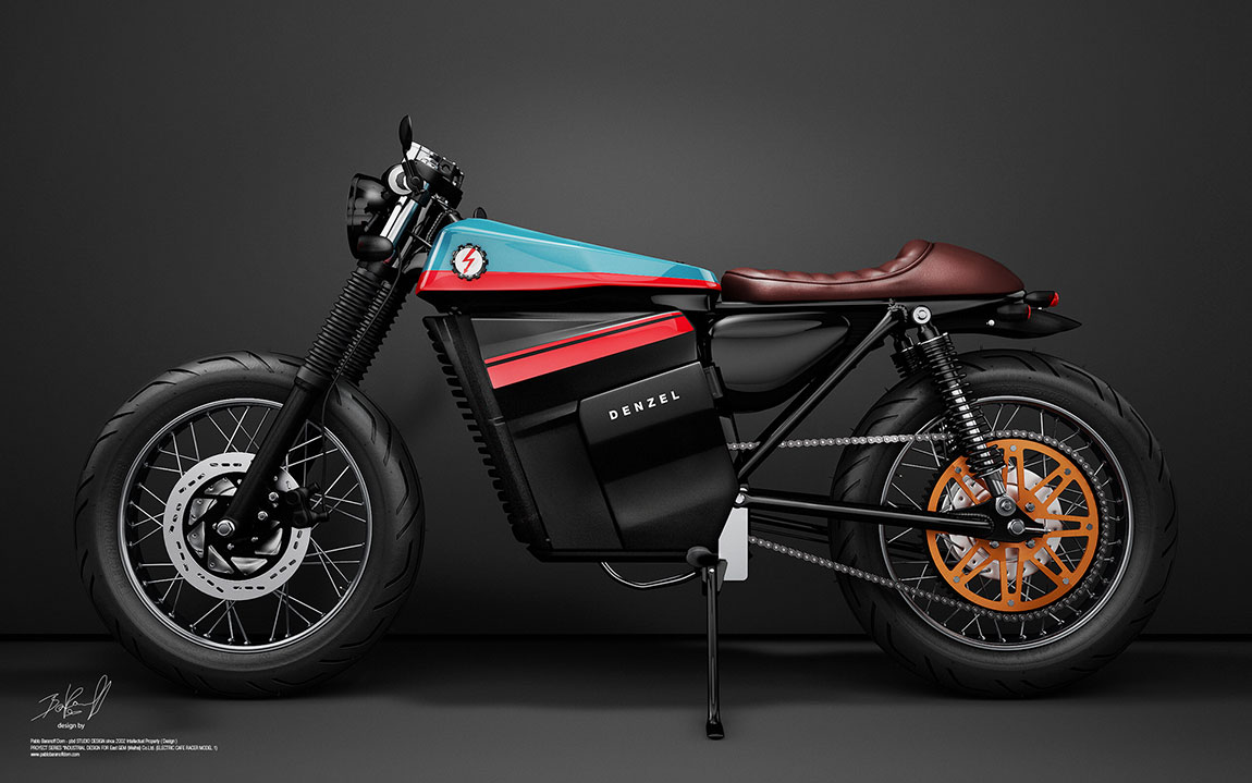 MODEL ELECTRIC CAFE RACER 1 Koncept električnog ‘cafe racera’ za 2018. godinu