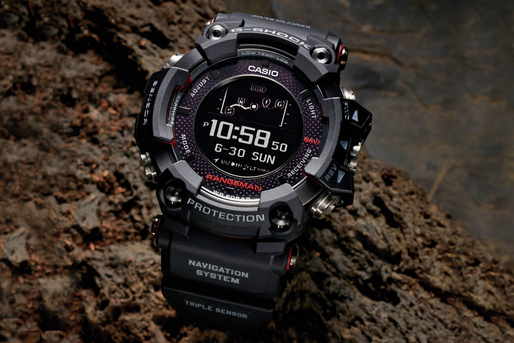 G-Shock je u svoju najnoviju Rangeman seriju ugradio i samostalnu GPS navigaciju