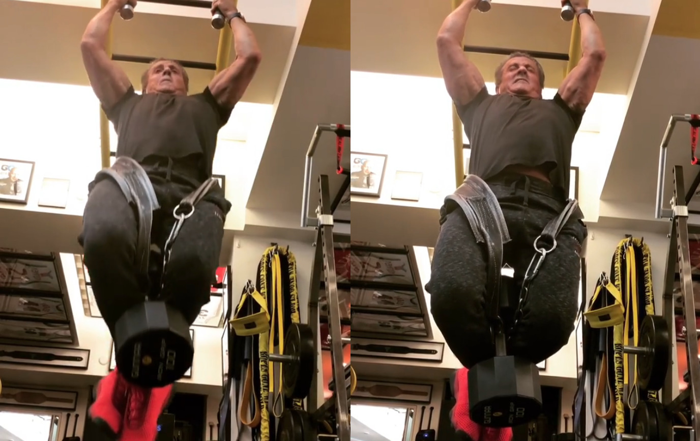 Gospodo, ovaj 71 godišnjak radi pull-upove s utegom od 45 kilograma, a vi?